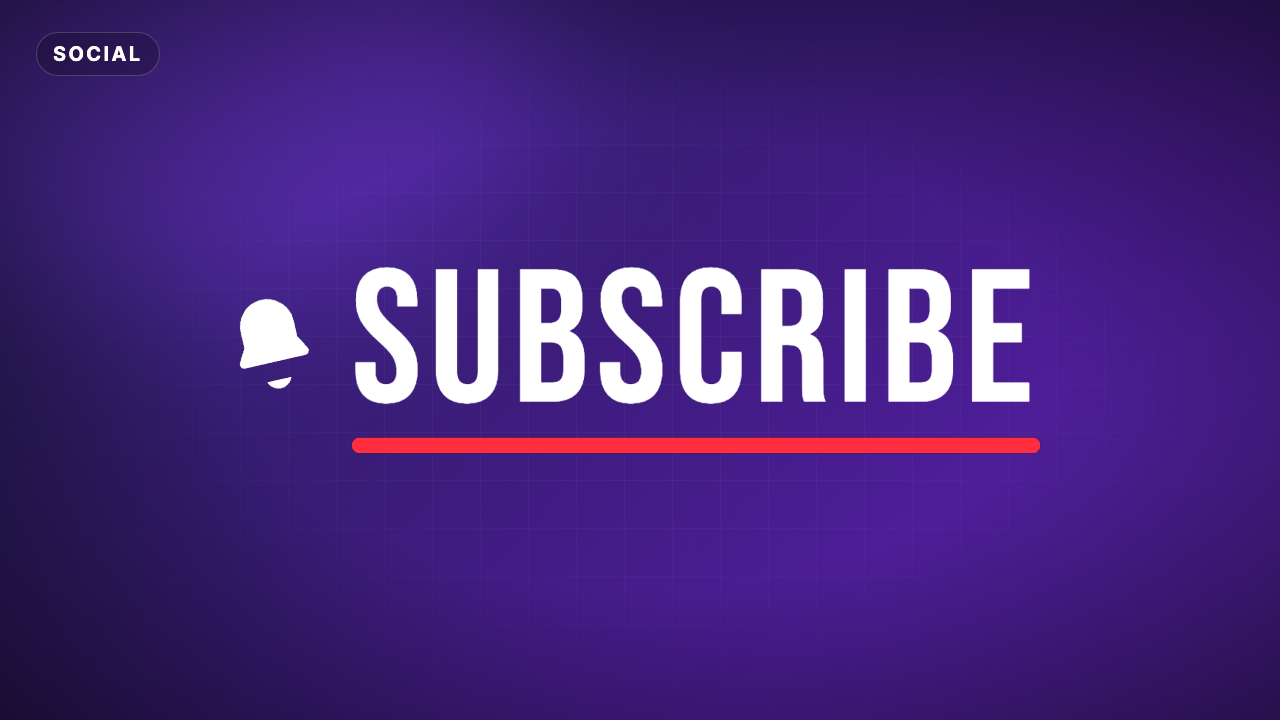 Minimal Subscribe Title