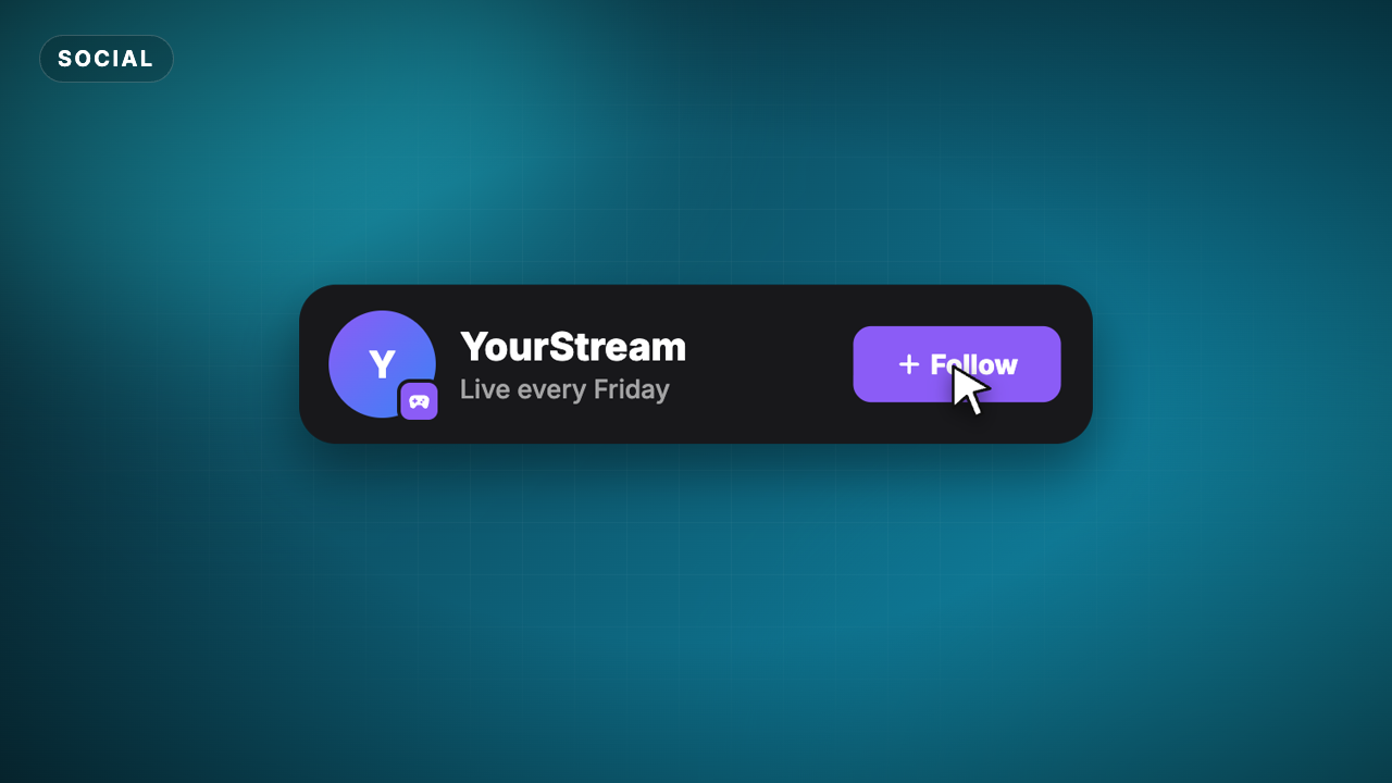 Twitch Follow Card