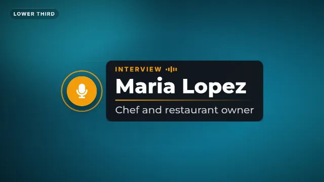 Interview Name Tag