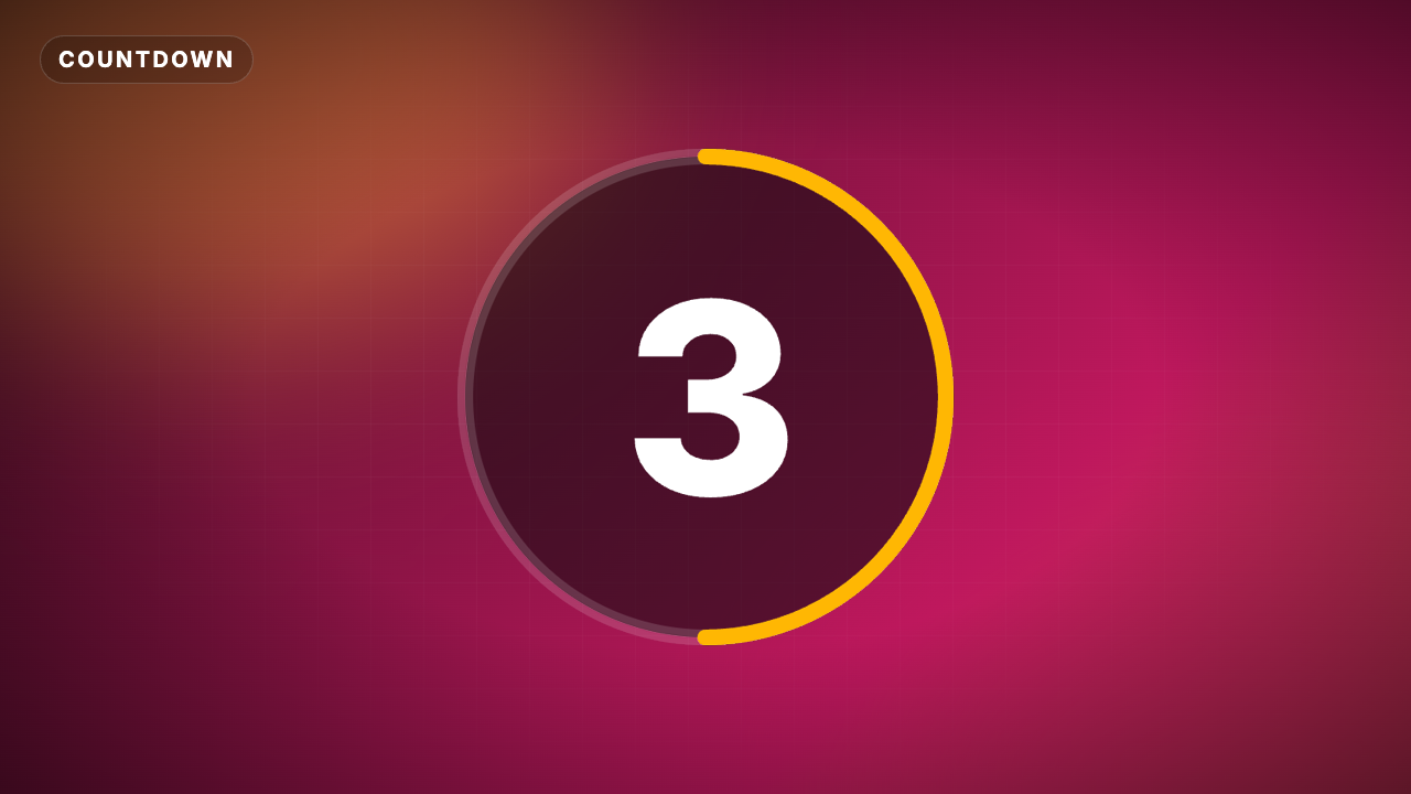 Ring Countdown 3-2-1