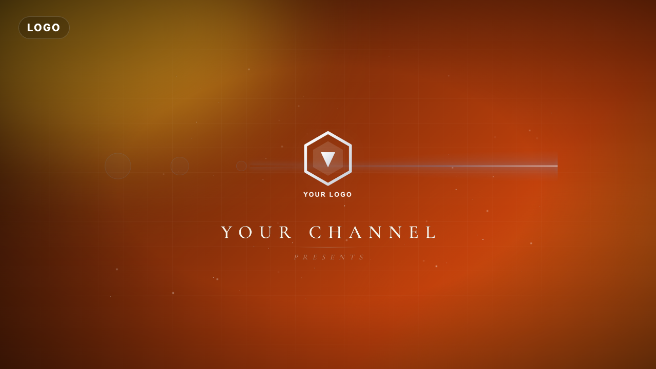 Cinematic Lens Flare Logo Reveal
