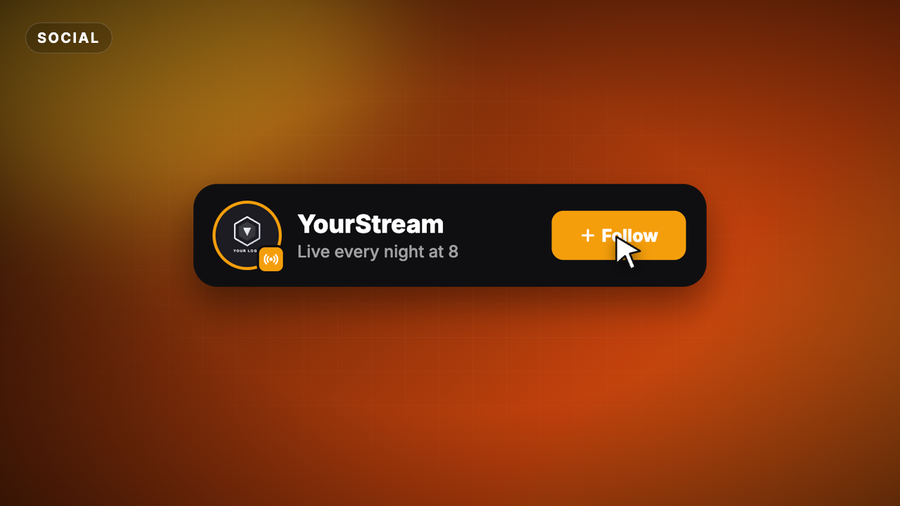 Kick Follow Card