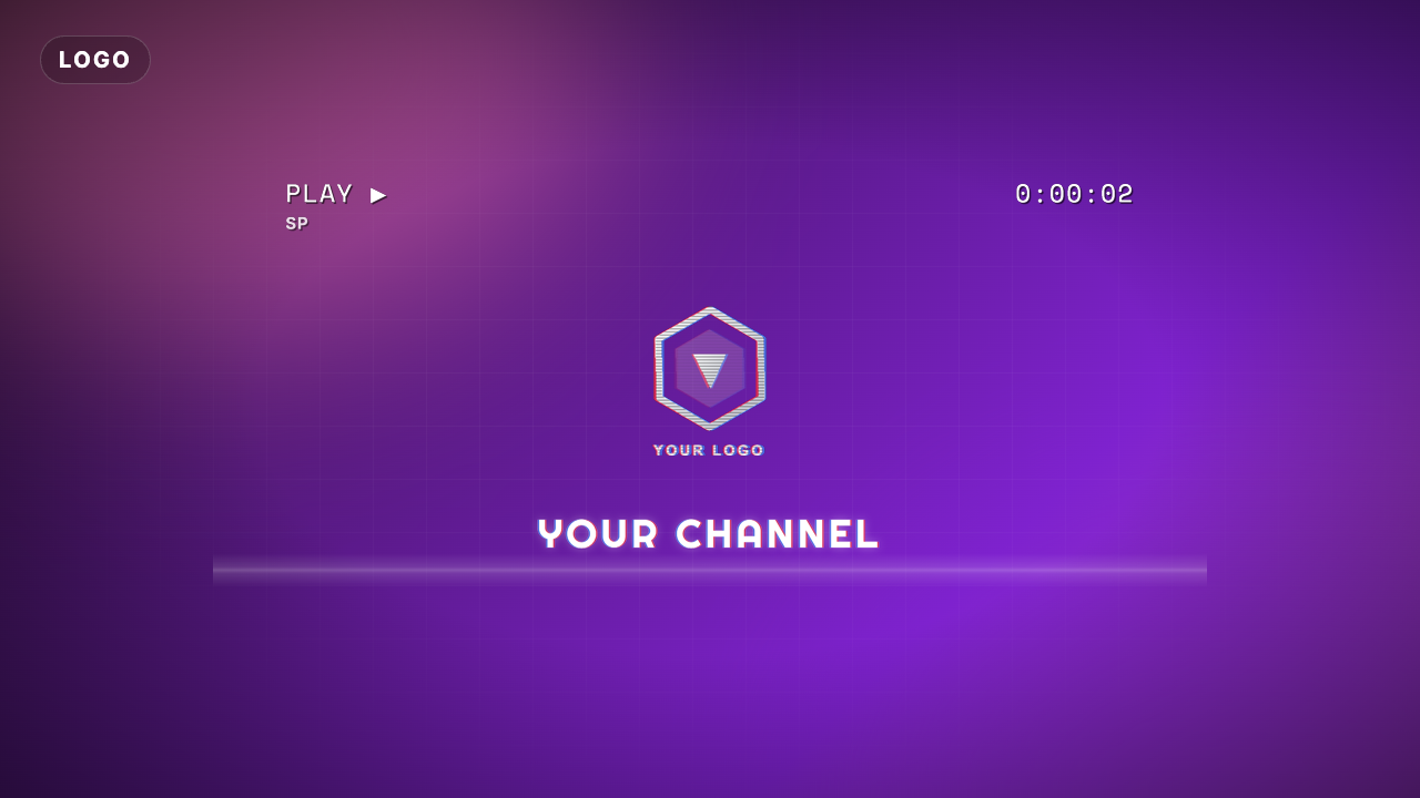 VHS Tape Logo Reveal