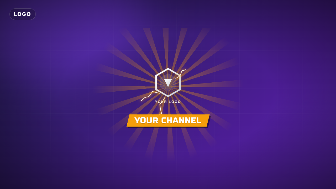 Energy Burst Gaming Logo Intro