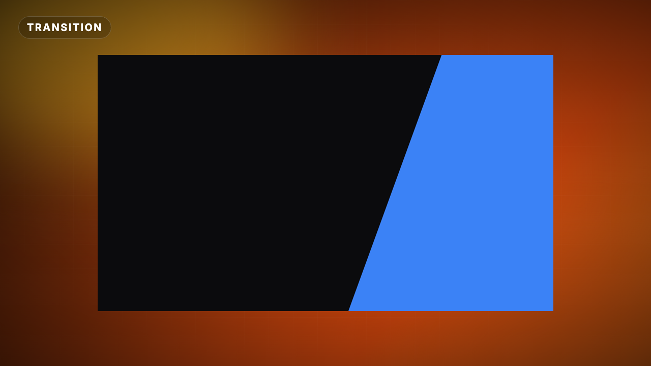 Diagonal Shape Wipe