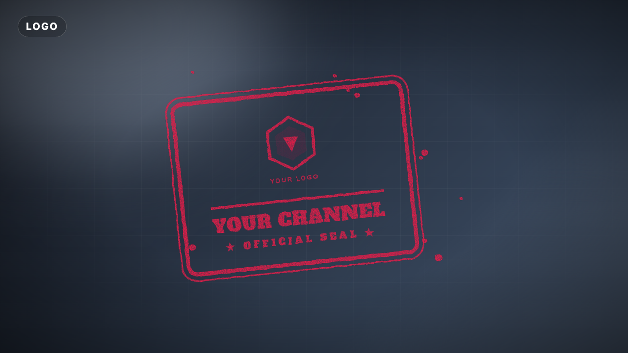 Rubber Stamp Logo Reveal