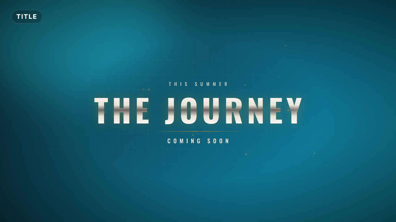Cinematic Trailer Title