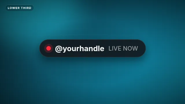 Live Handle Pill