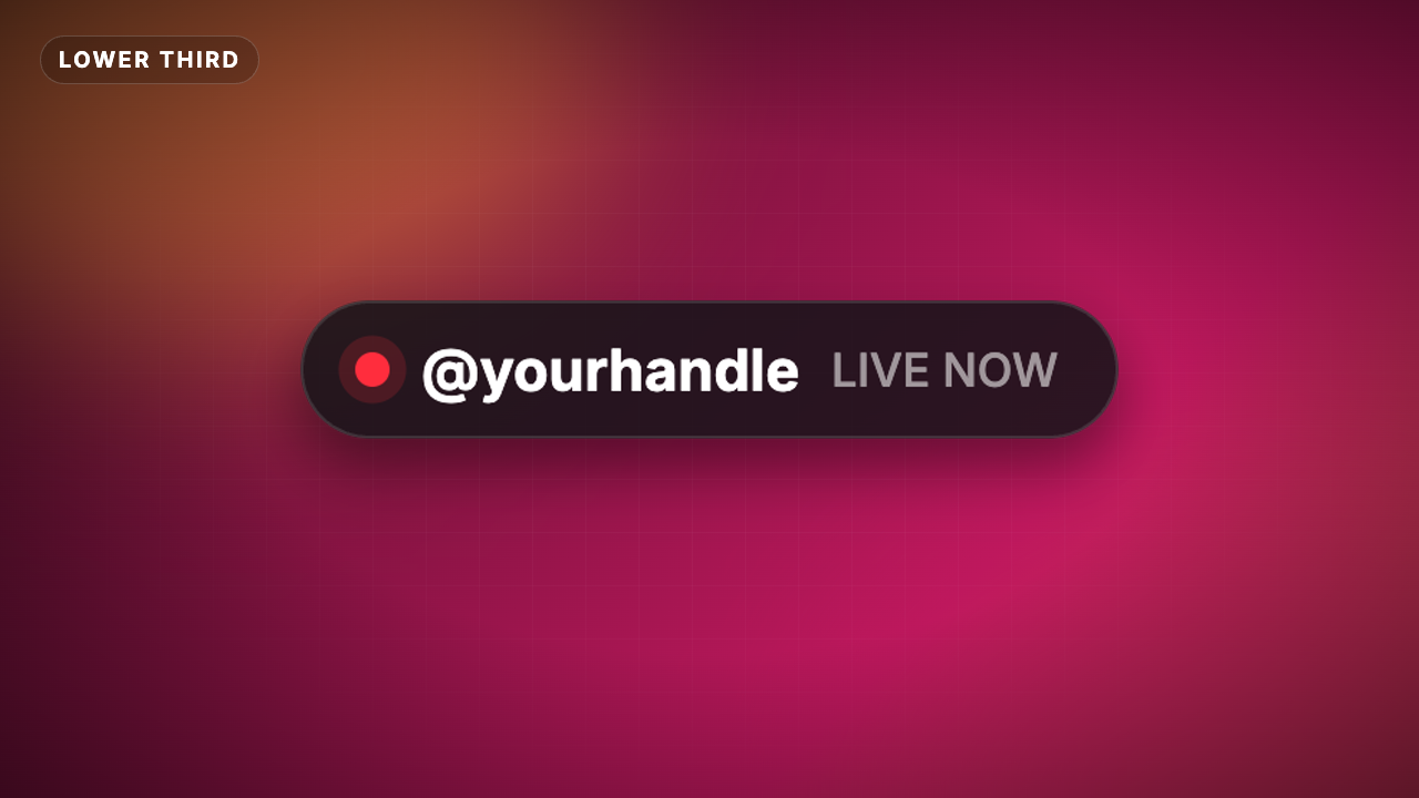 Live Handle Pill