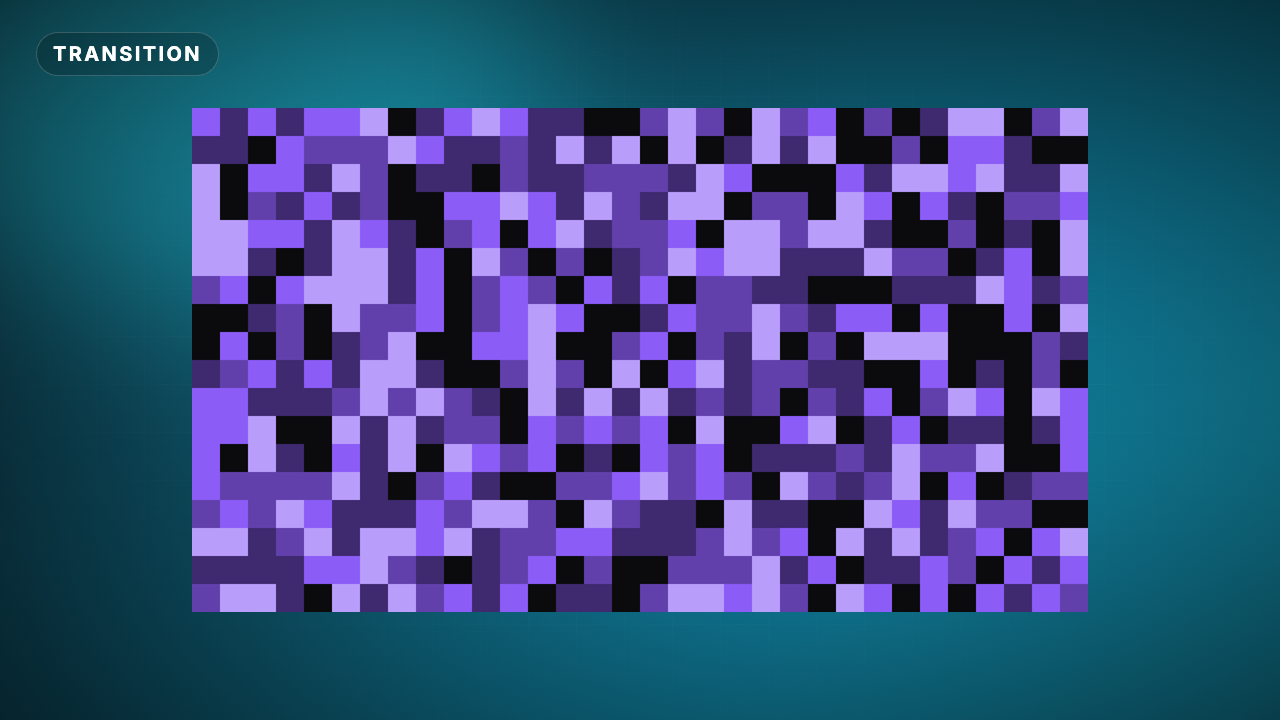 Pixel Dissolve Transition