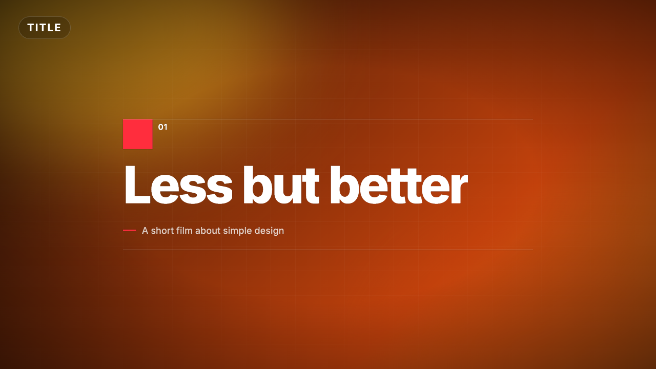 Swiss Minimal Title