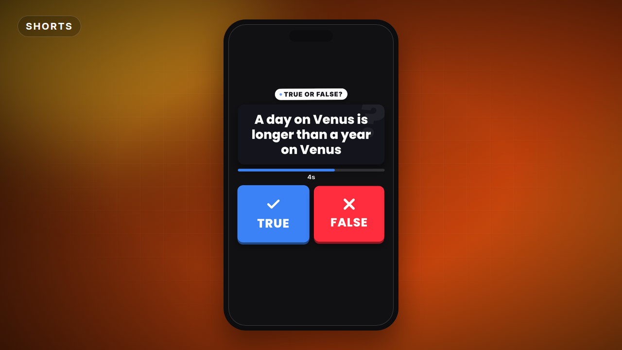 True Or False Quiz