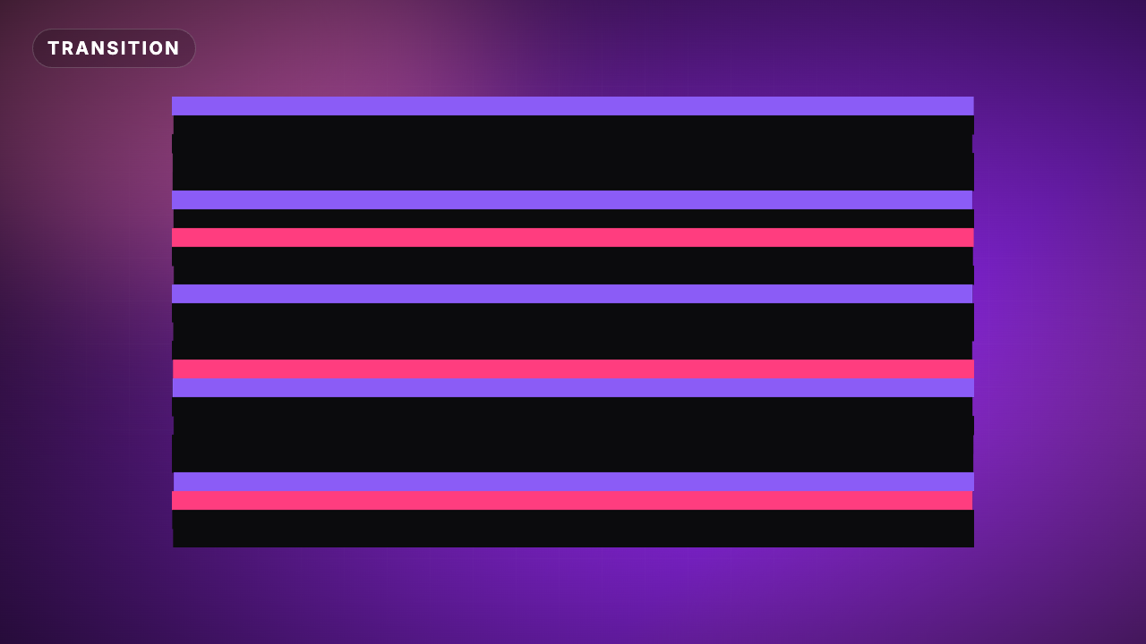 Glitch Slices Transition