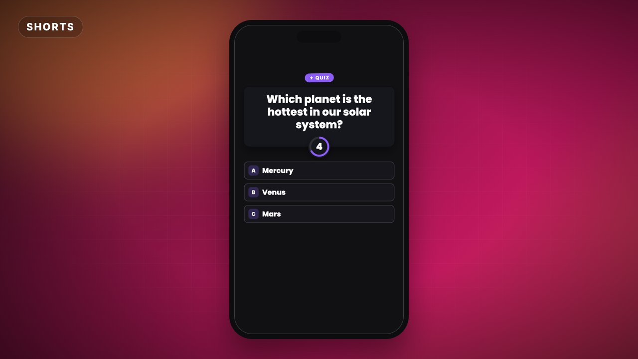 Quiz Question With Timer