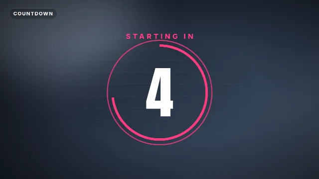 Countdown 5 to GO