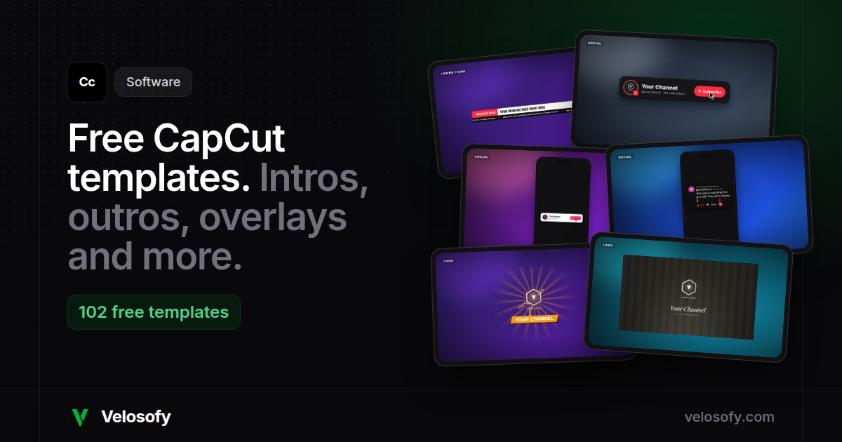 Free CapCut templates – Page 2 - Velosofy