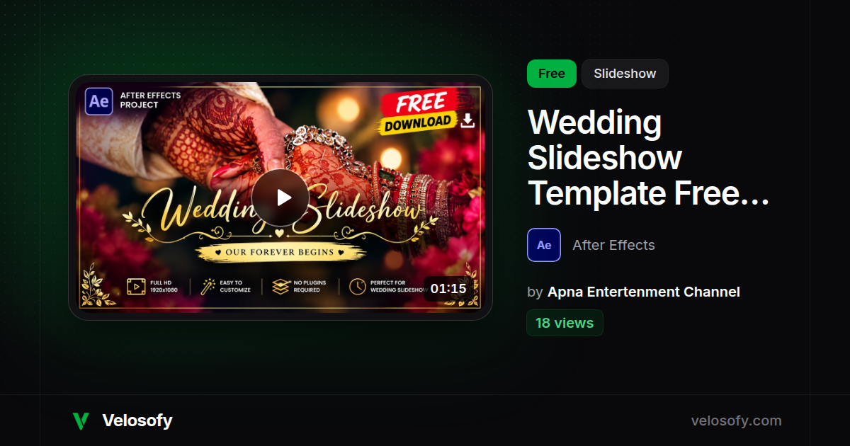 Wedding Slideshow Template Free Download – Free Slideshow Template ...